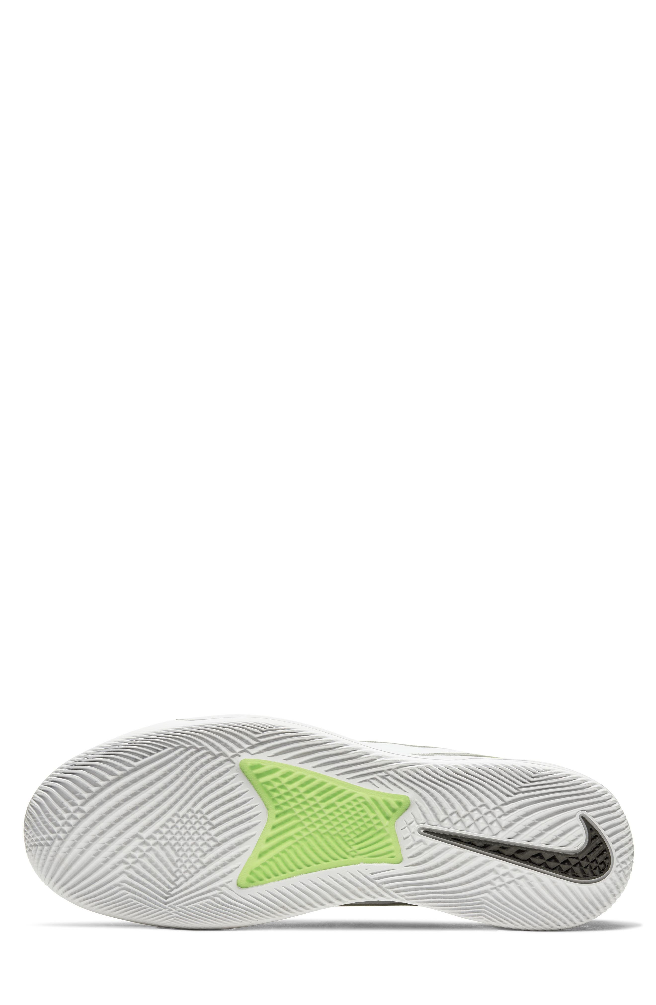 NikeCourt Air Max Vapor Wing MS Tennis Shoe, Alternate, color, BLACK/ VOLT/ WHITE
