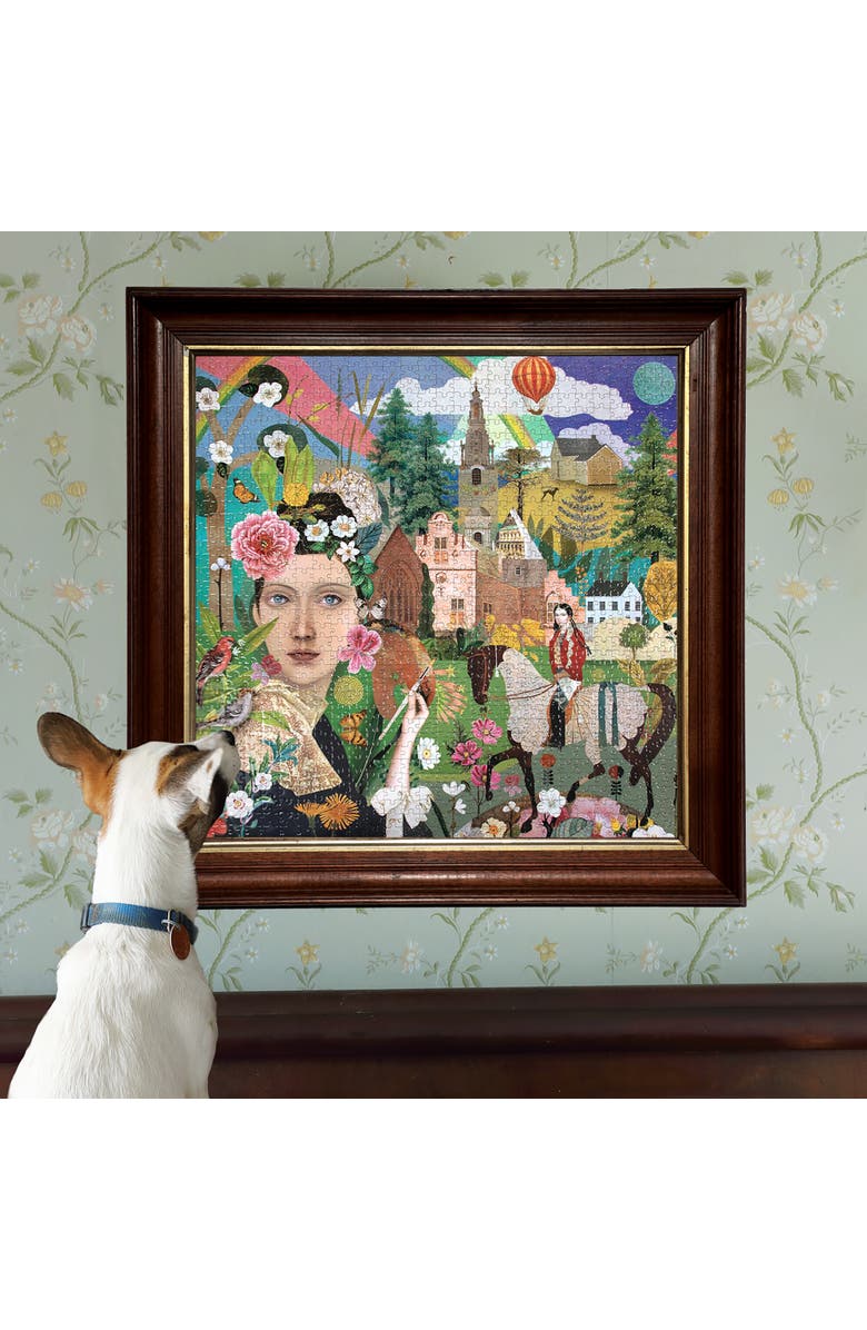 ZZDNU eeBoo Piece & Love eeBoo Piece & Love Artist & Daughter Puzzle, 1000 Pieces, Alternate, color, 