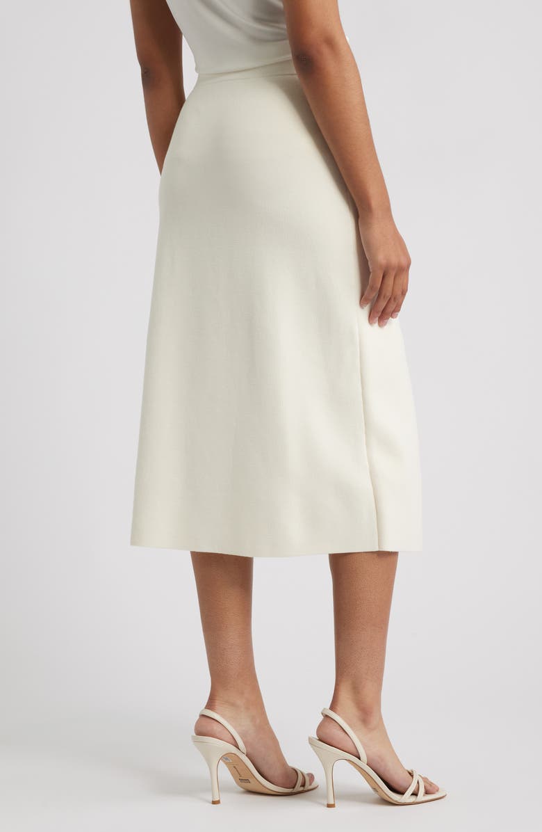 BOSS Feliora Wrap Skirt, Alternate, color, Soft Cream