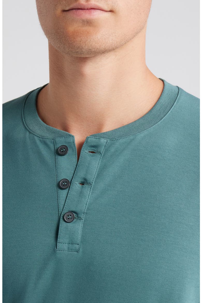 Flex Performance Henley, Alternate, color, SEA PINE