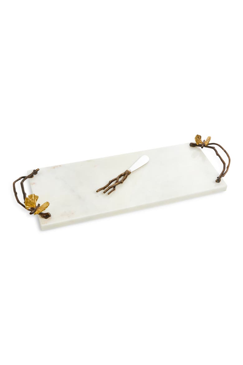 Butterfly Gingko Cheese Board & Spreader Set, Main, color, BUTTERFLY GINKGO
