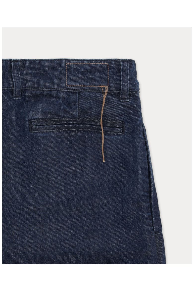 Newyork Pleated Denim Trousers, Alternate, color, Indigo Rinse