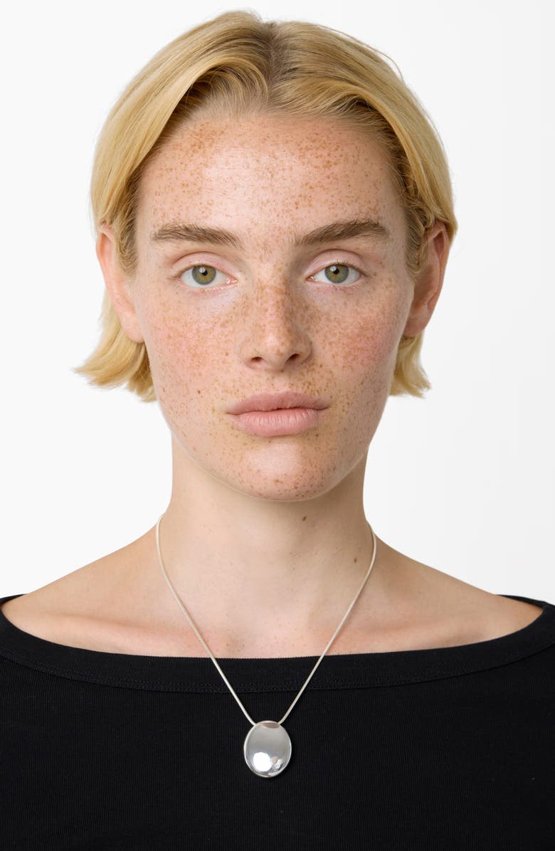 Lié Studio The Julia Pendant Necklace, Alternate, color, Silver