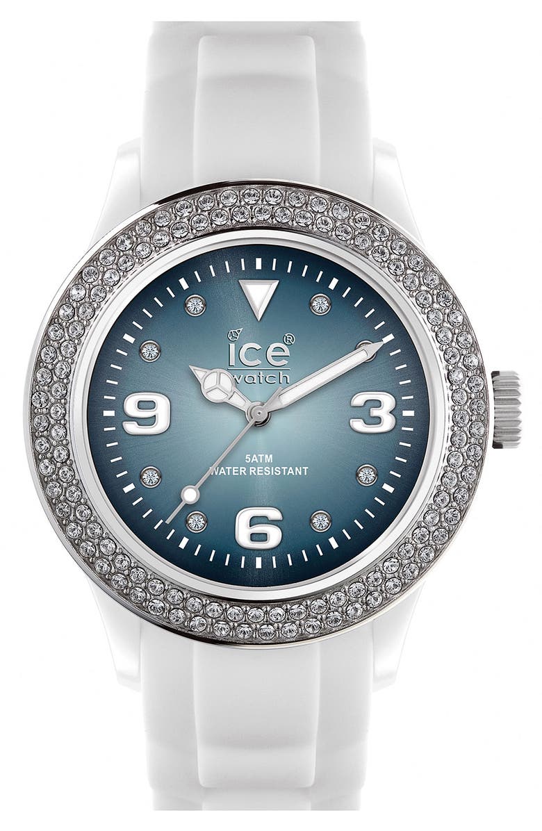 ICE Watch Color Dial Crystal Bezel Watch, 43mm, Main, color,