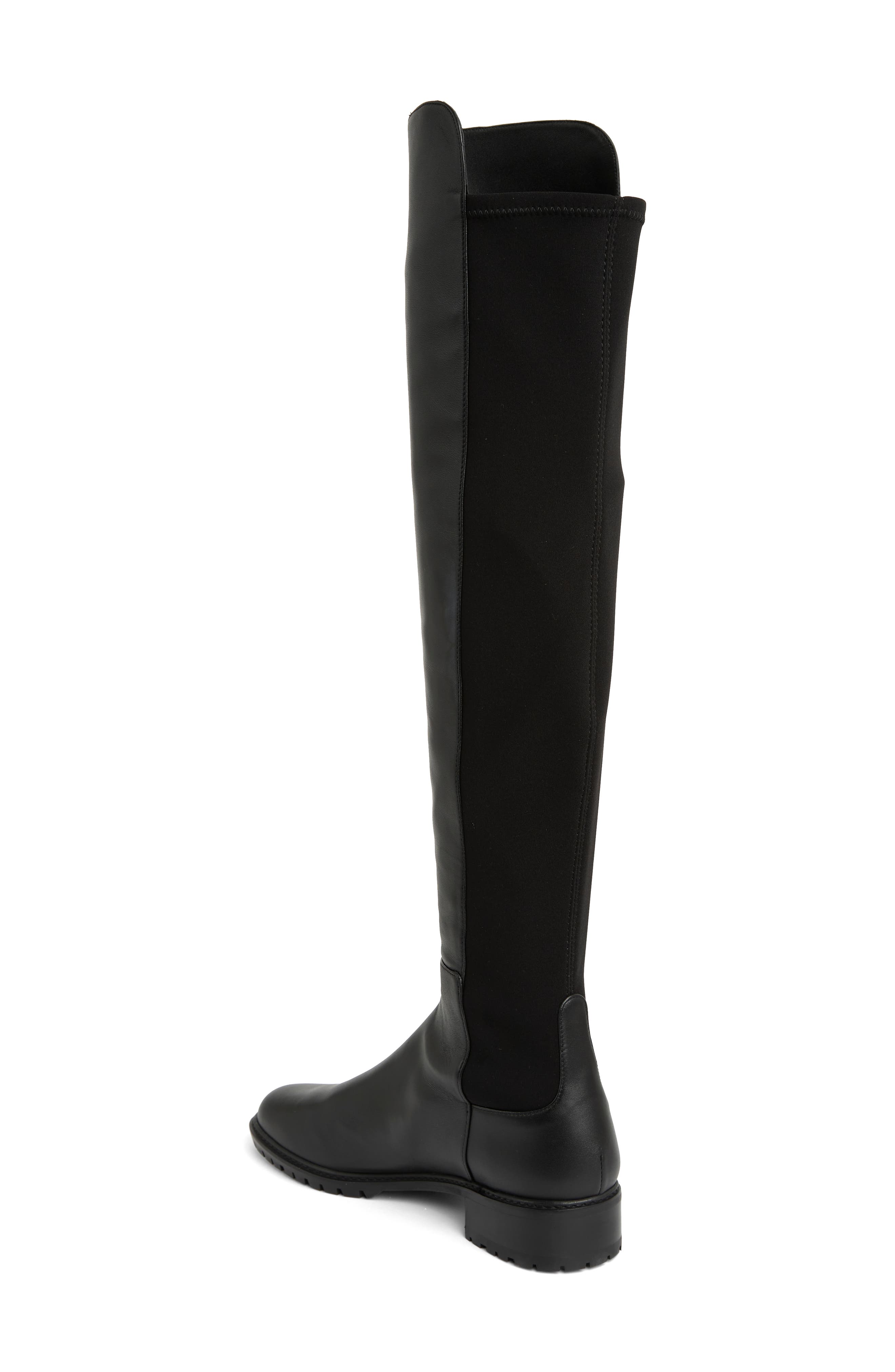Stuart Weitzman City Over-the-Knee Boot, Alternate, color, Black