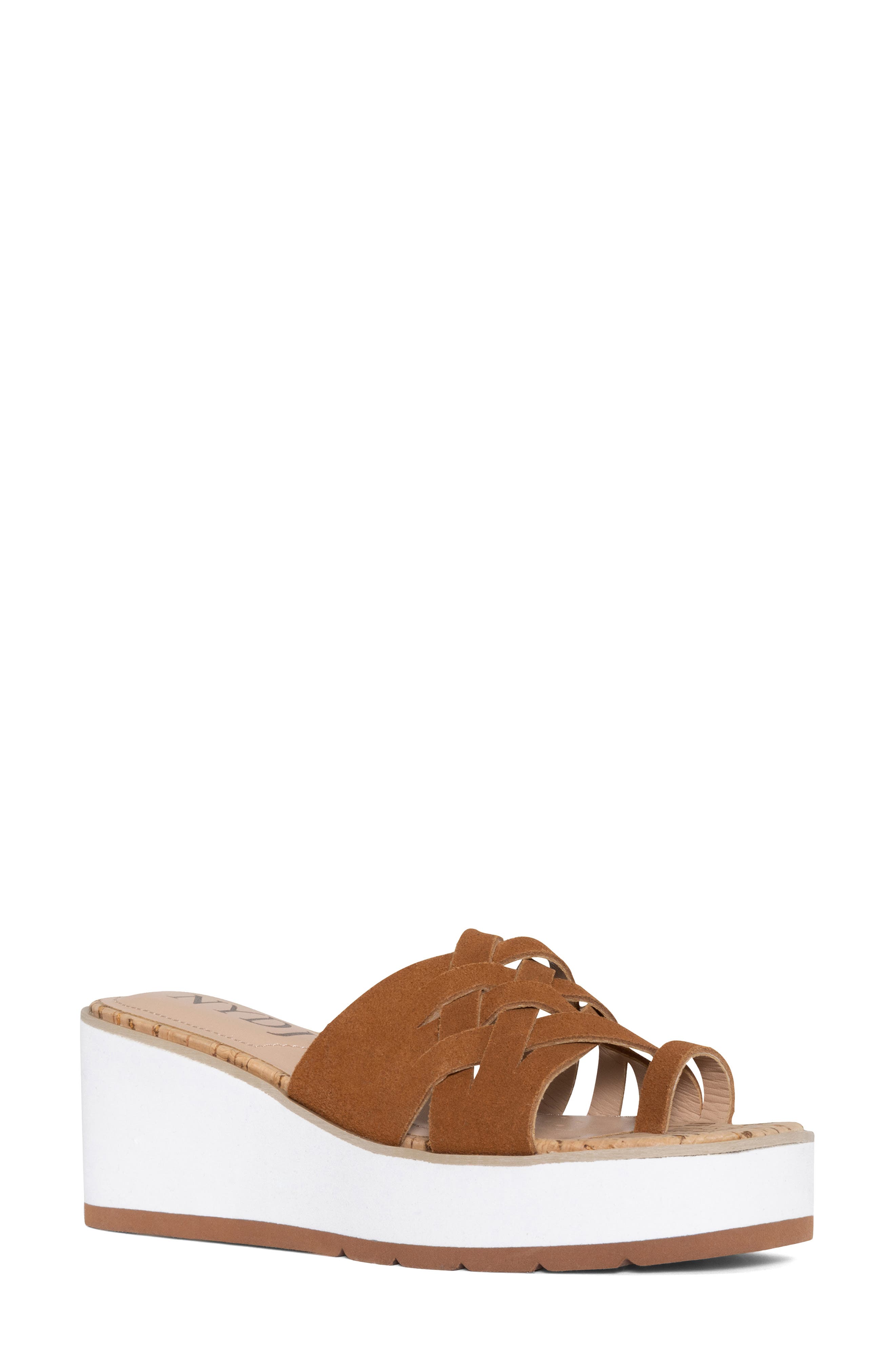 NYDJ Reesie 02 Platform Wedge Sandal, Main, color, 