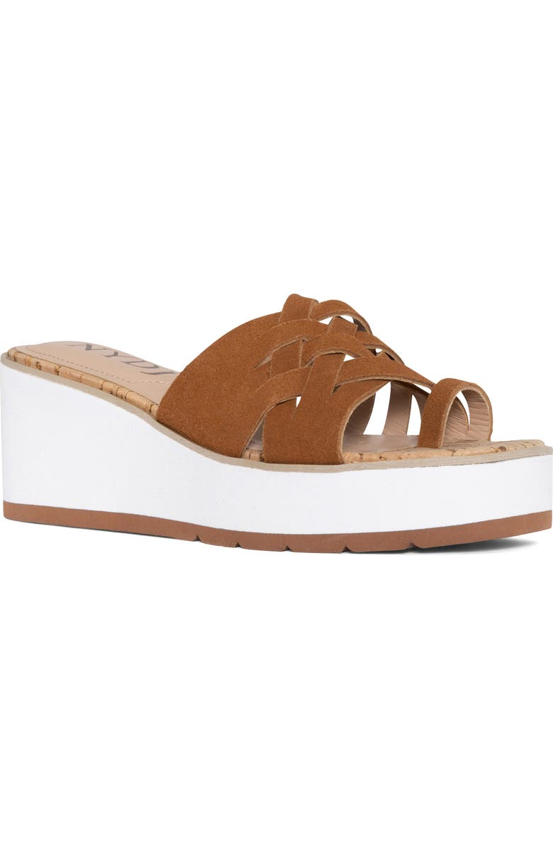NYDJ Reesie 02 Platform Wedge Sandal, Main, color,