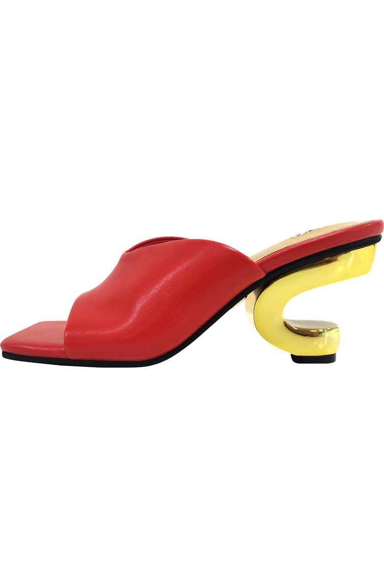 NINETY UNION Gypsy Square Toe Mule, Alternate, color, Red