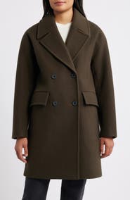 Lucky Brand Boxy Double Breasted Coat