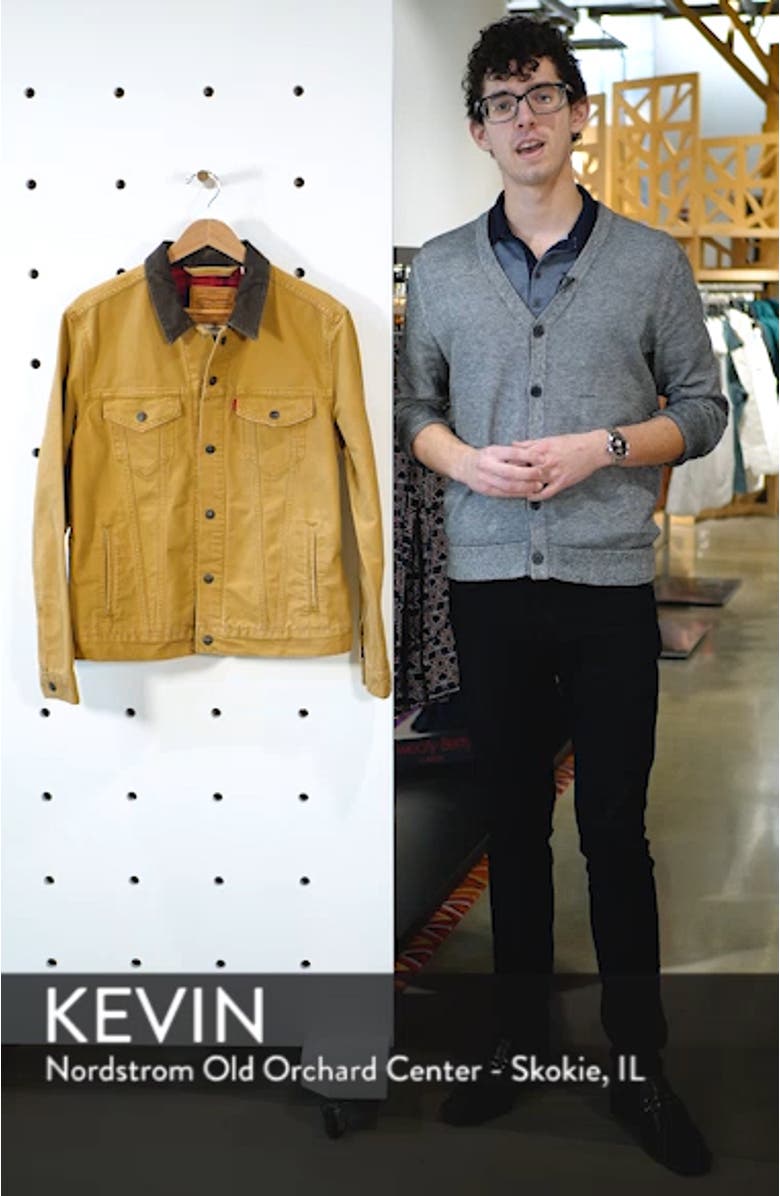 x Justin Timberlake Canvas Trucker Jacket, sales video thumbnail