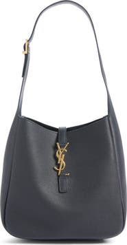 Saint Laurent Small Le 5 à 7 Leather Hobo