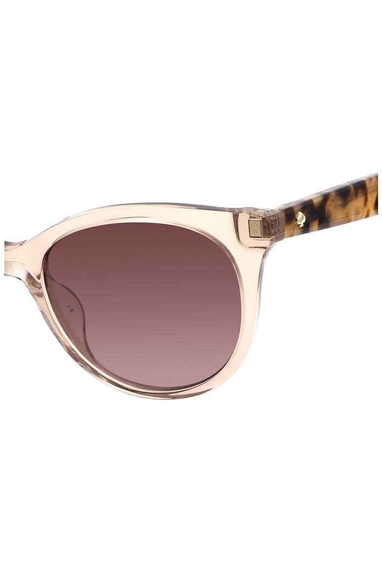 karlee 53mm gradient round sunglasses, Alternate, color, PINK