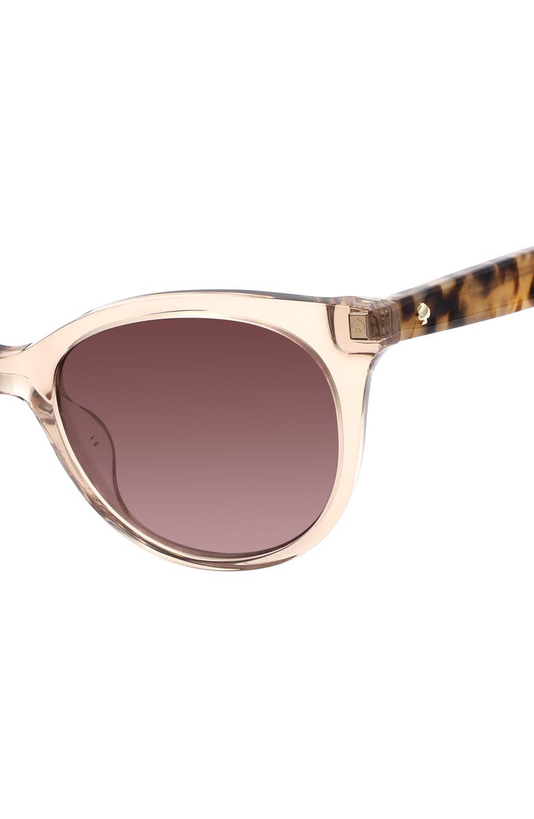 Kate Spade New York karlee 53mm gradient round sunglasses, Alternate, color, Pink