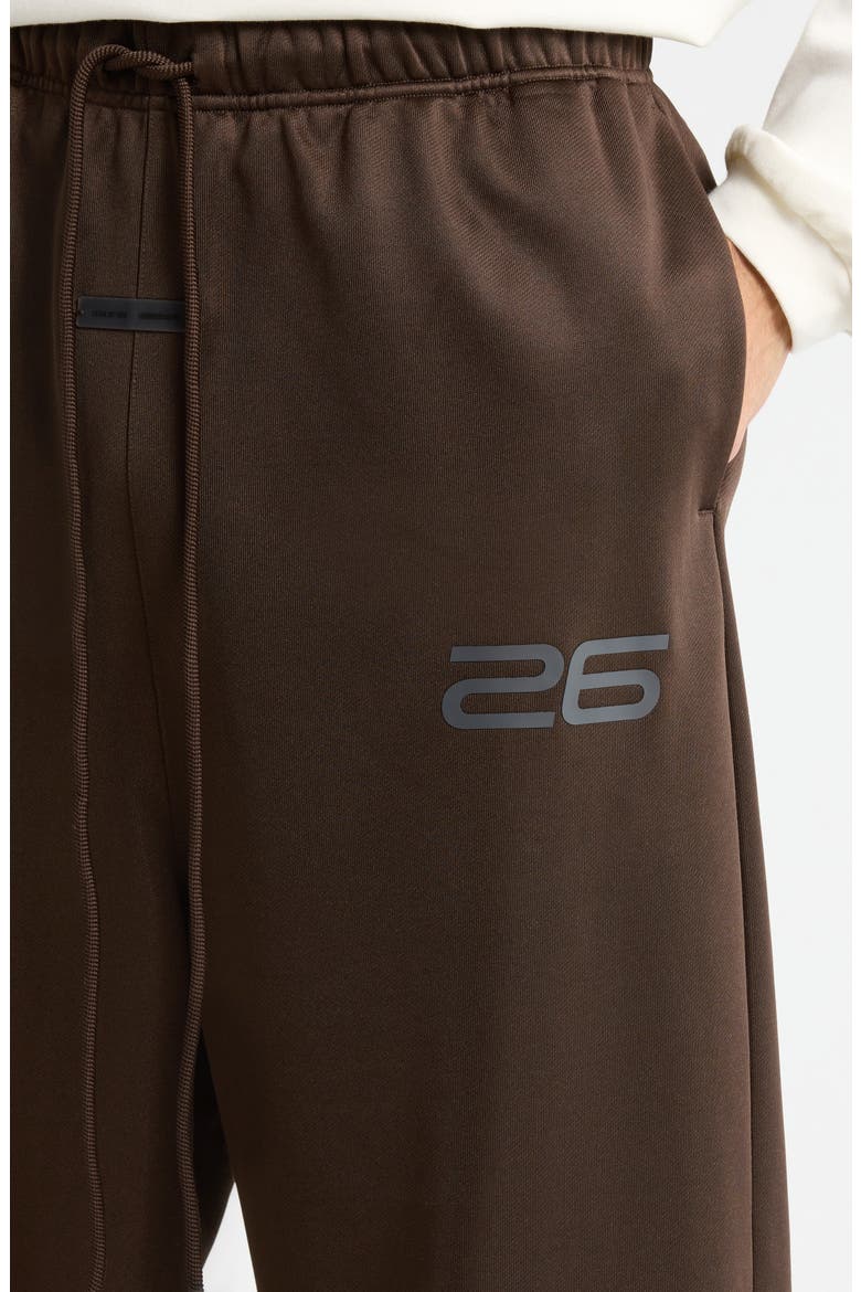 Lounge Wide Leg Sweatpants, Alternate, color, BROWN