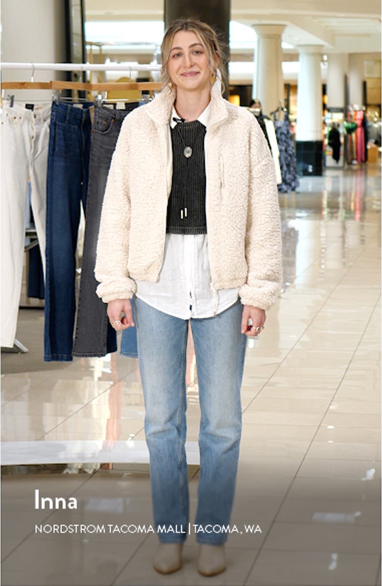 High Pile Fleece Zip-Up Jacket, sales video thumbnail