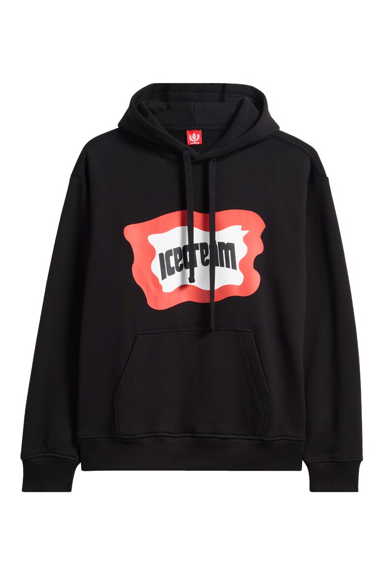 Play Graphic Hoodie, Alternate, color, BLACK