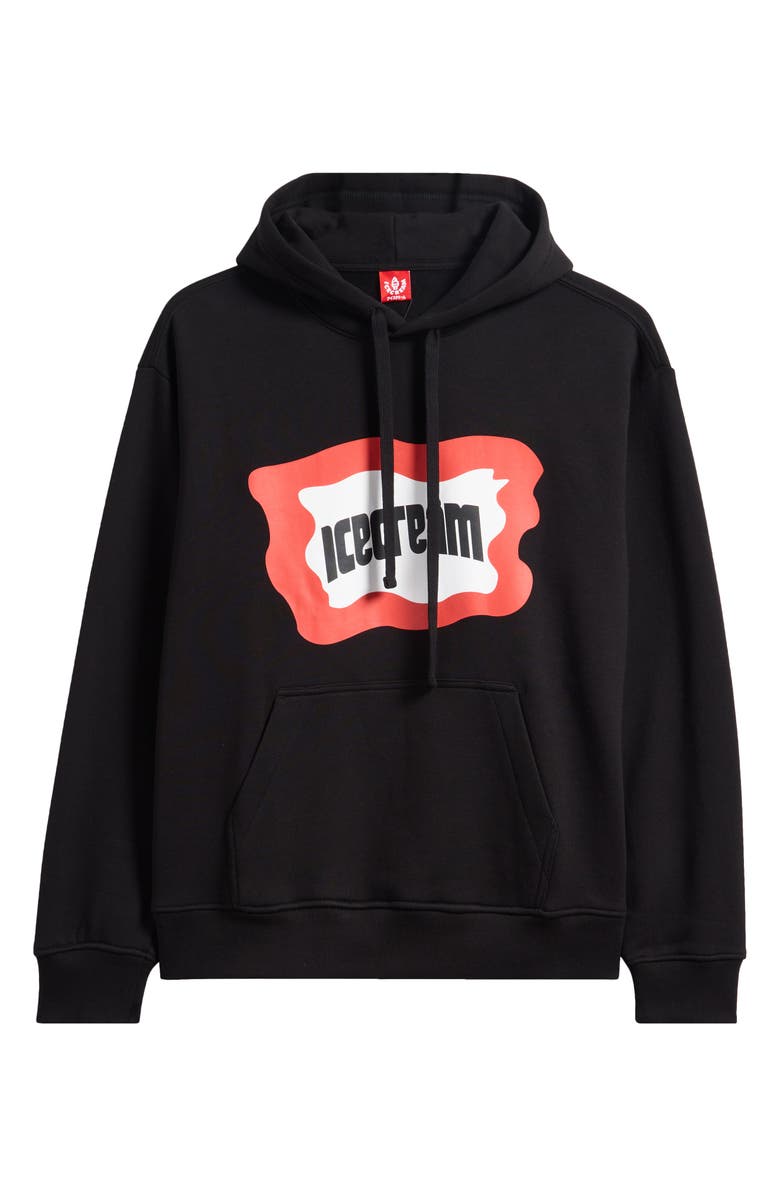 ICECREAM Play Graphic Hoodie, Alternate, color, Black