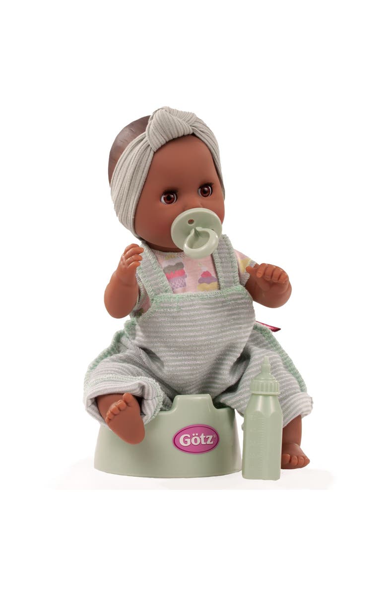 Gotz Sleepy Aquini 13" Drink & Wet Bath Baby Girl Doll, Alternate, color, 