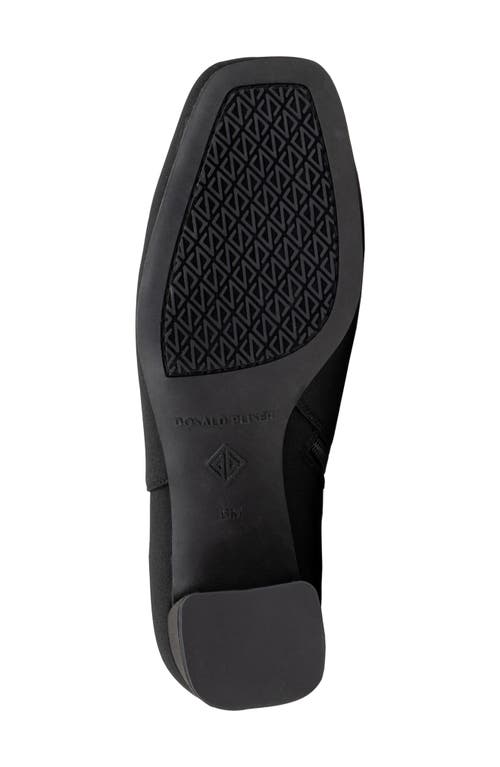Donald Pliner Pleeze Block Heel Bootie In Black