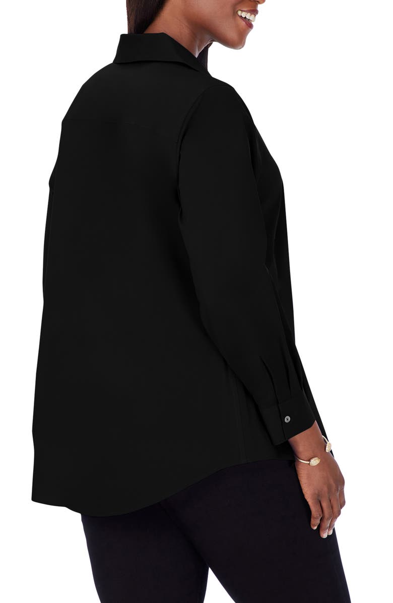 Foxcroft Cecilia Non-Iron Button-Up Tunic Shirt, Alternate, color, 