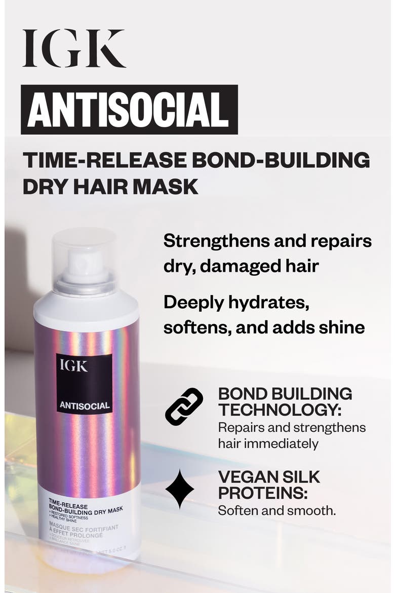 Antisocial Time-Release Bond-Building Dry Mask, Alternate, color, NO COLOR