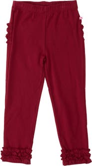 RuffleButts Toddler Girls Ruffle Leggings with Signature Rear Ruffles