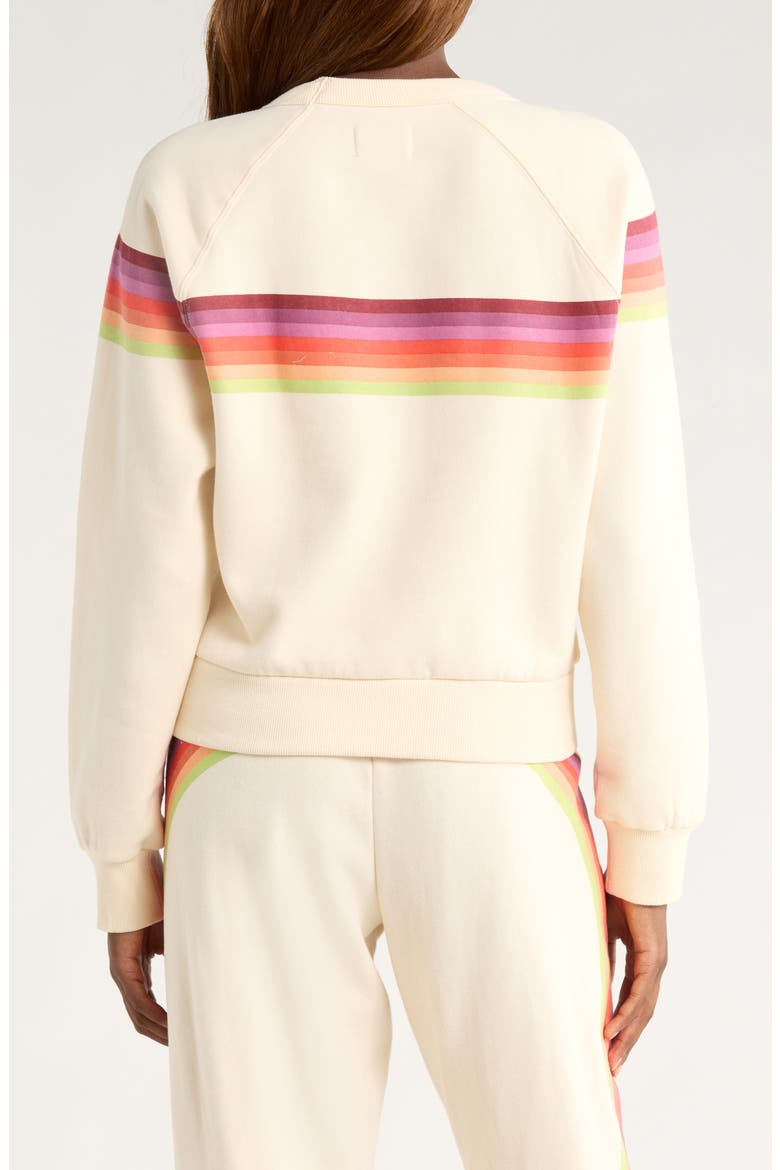 Cloud 9 Stripe Cotton Blend Sweatshirt, Alternate, color, ANT WHITE