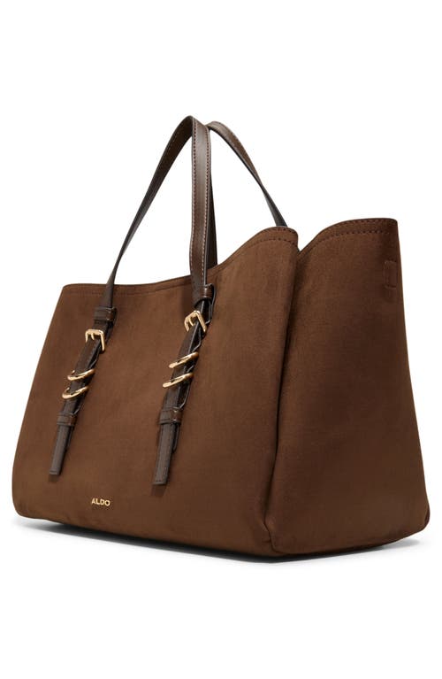 Aldo Meleahh Faux Leather Tote In Brown