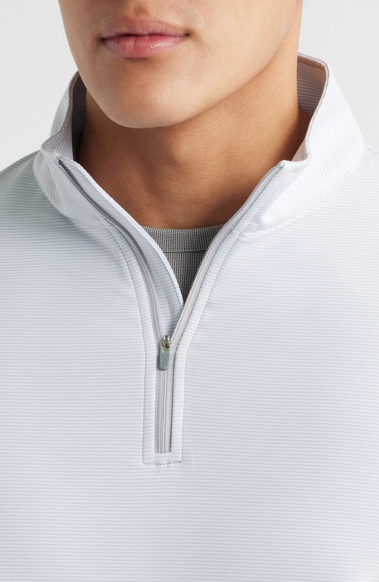 Peter Millar Perth Sugar Stripe Performance Quarter Zip, Alternate, color, 