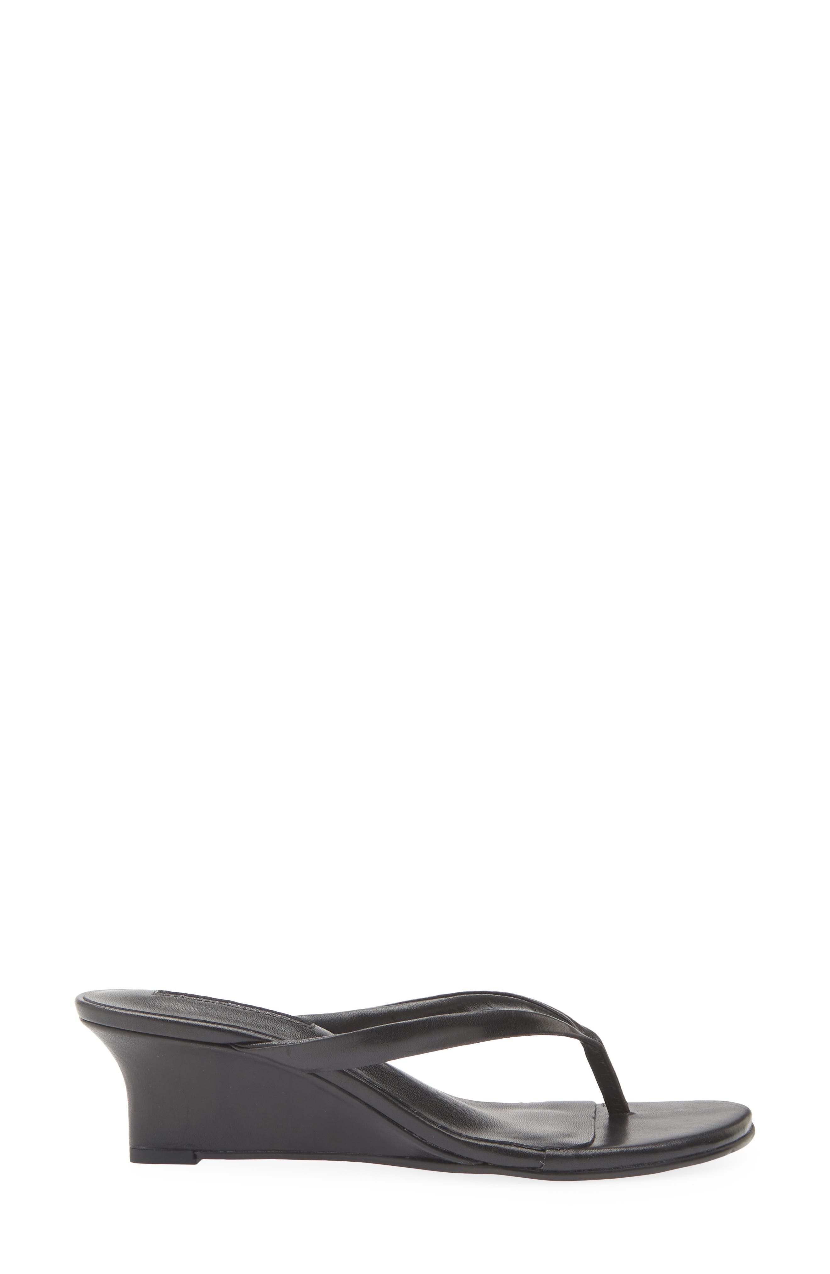 Tony Bianco Edgy Wedge Sandal, Alternate, color, Black Vintage