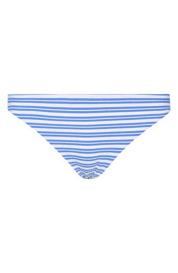 Vitamin A ® Midori Stripe Bikini Bottoms In Blue Stripe