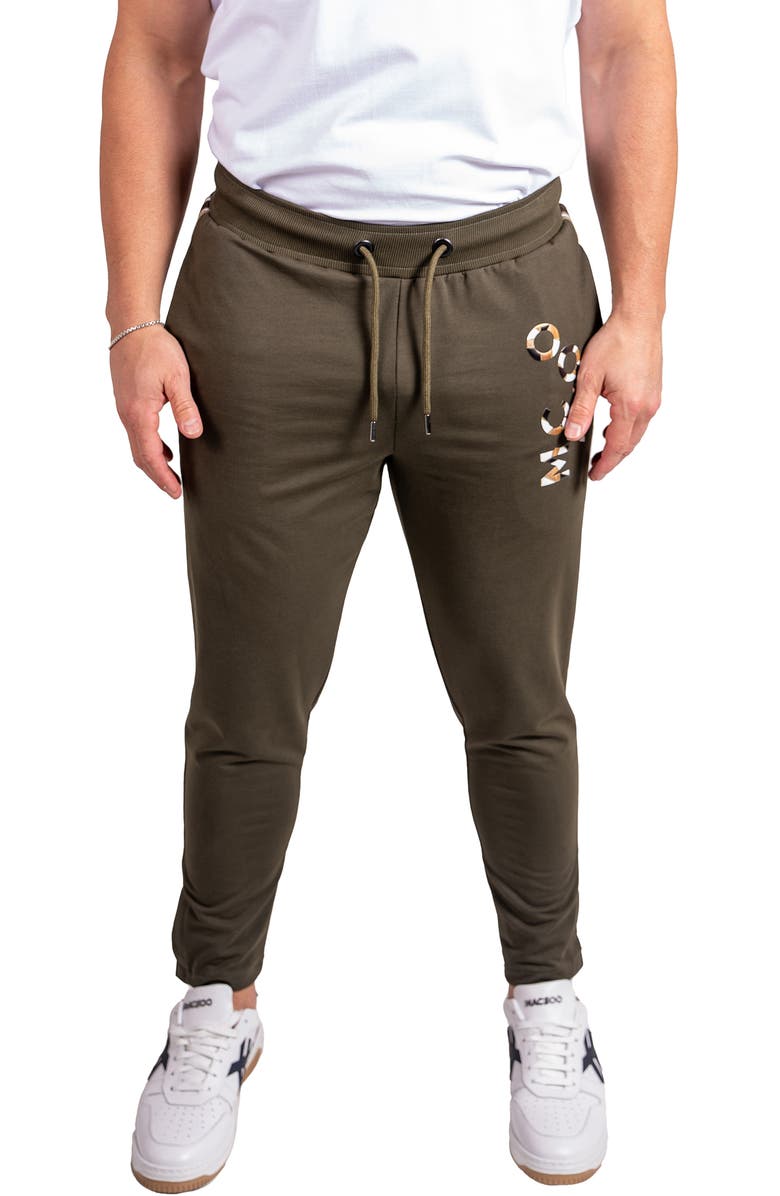 Maceoo Resistanceemb Green Joggers, Main, color, Green