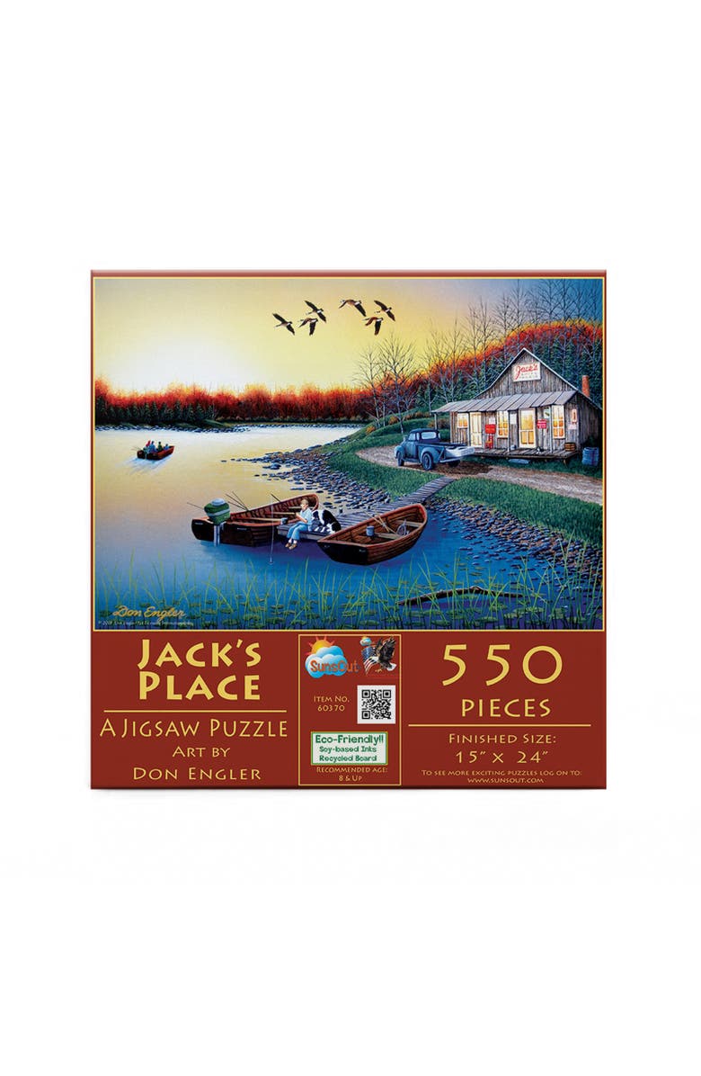 Sunsout Jack's Place 550 piece Jigsaw Puzzle for Adults, Alternate, color, Multicolor