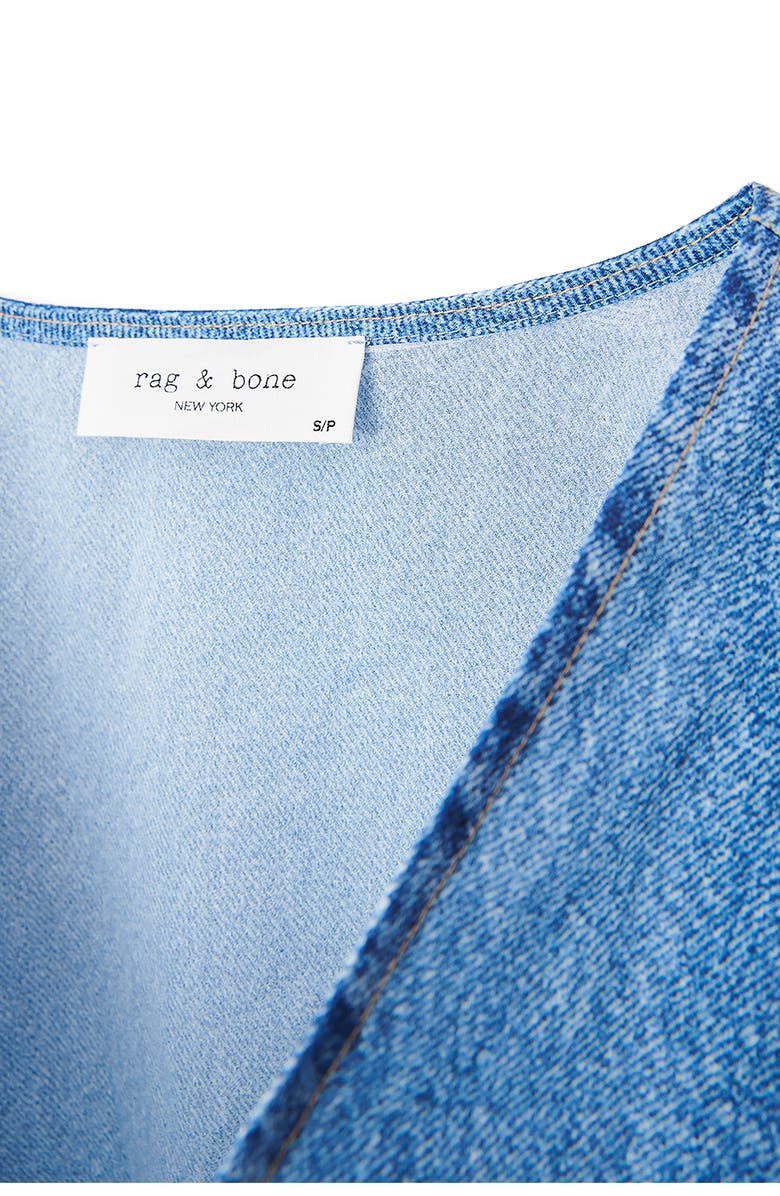 rag & bone rb Miramar Crinkle Cover-Up Top, Alternate, color,