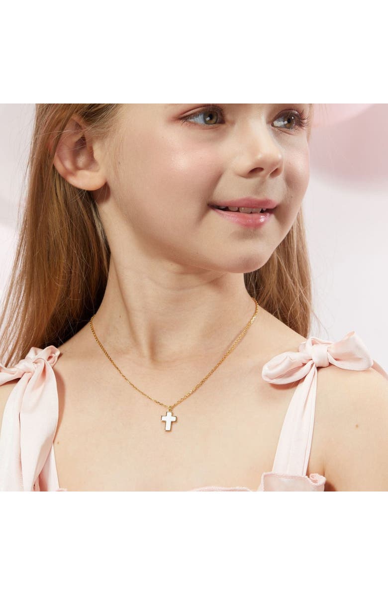 Anna Zuckerman Petit Faith Necklace, Alternate, color, White