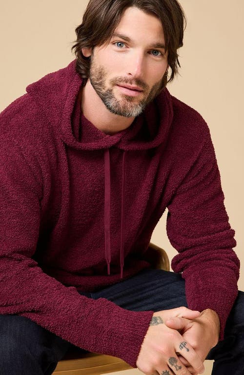 Softies Marshmallow Hooded Sweatshirt In Burgundy