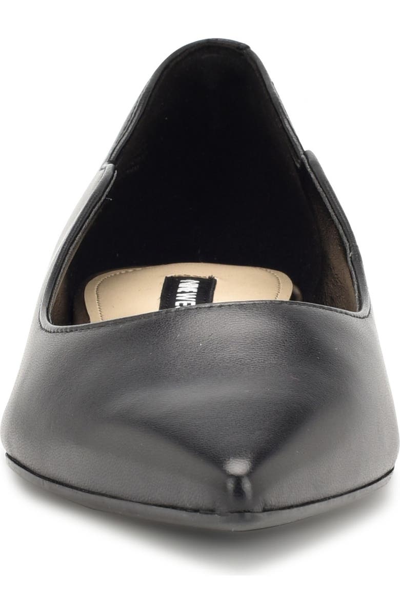 Nine West Lovlady Pointed Toe Flat, Alternate, color, Black
