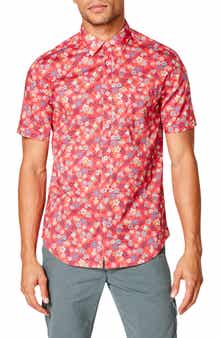 Good Man Brand On Point Slim Fit Short Sleeve Button-Up Shirt
