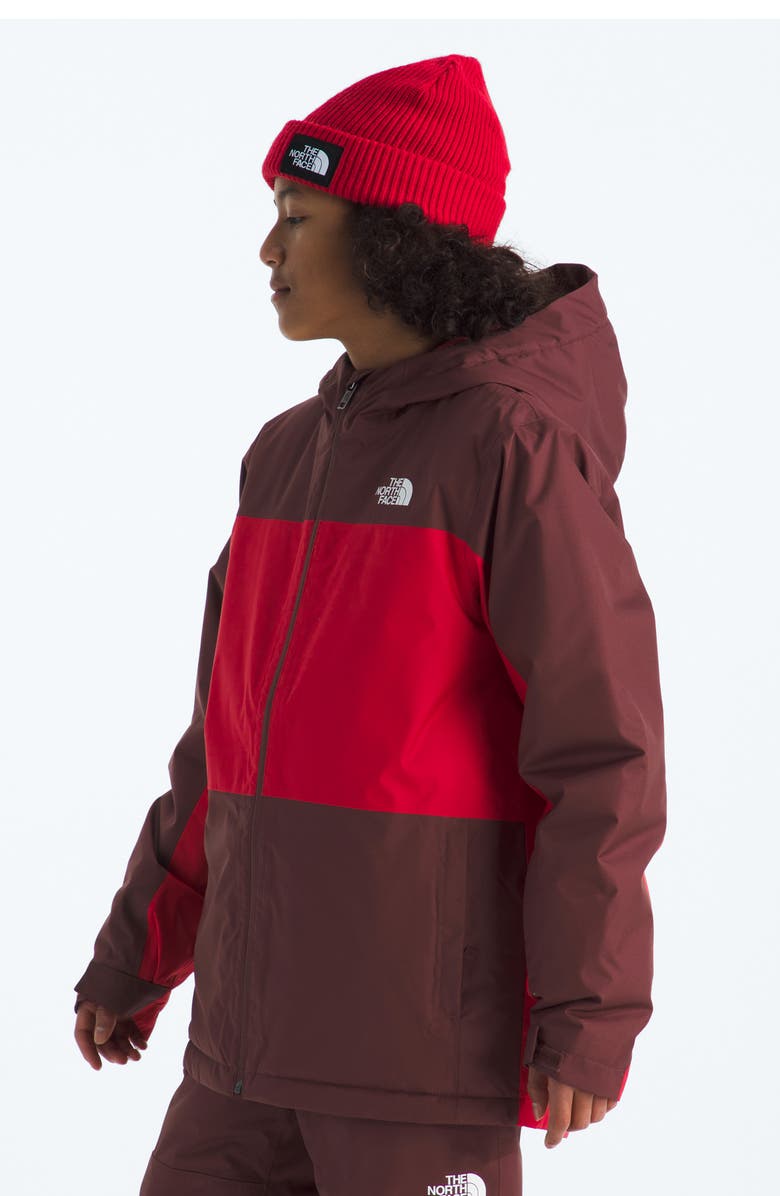 The North Face Kids' Freedom Waterproof Insulated Recycled Polyester Jacket, Alternate, color, Sumac/ Tnf Red