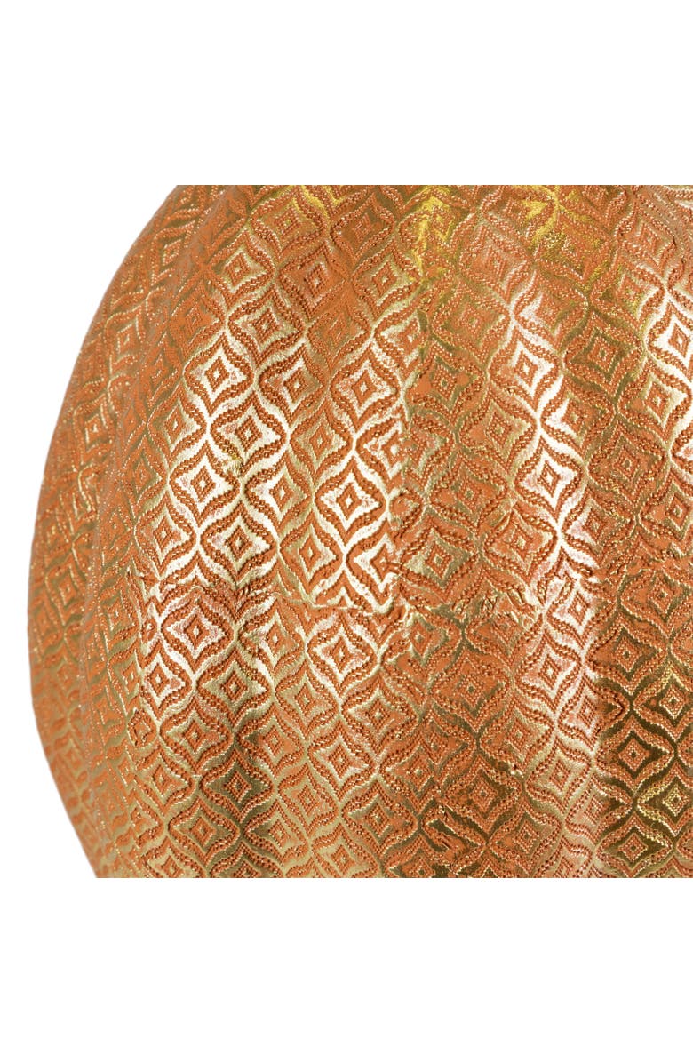 Northlight Embossed Ogee Fall Harvest Pumpkin Decoration - 9.75", Alternate, color, 