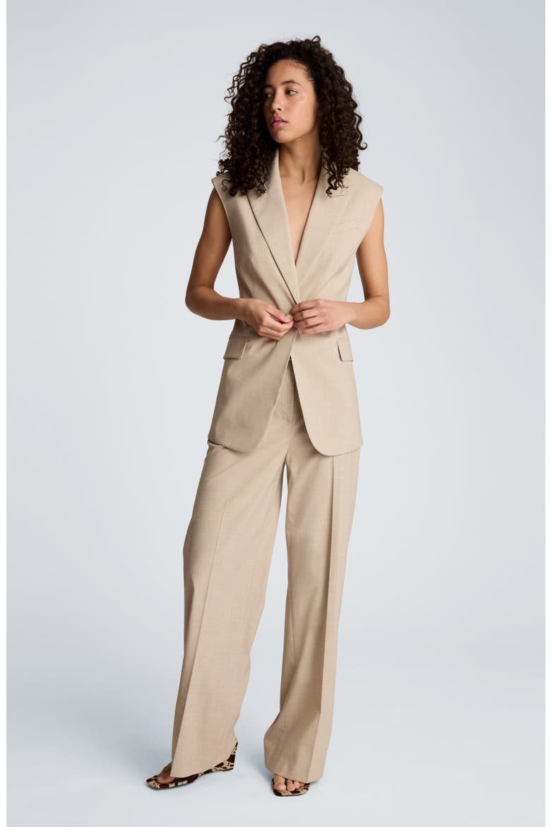 High Waist Wide Leg Pants, Alternate, color, TLESSTAUP/ WHT