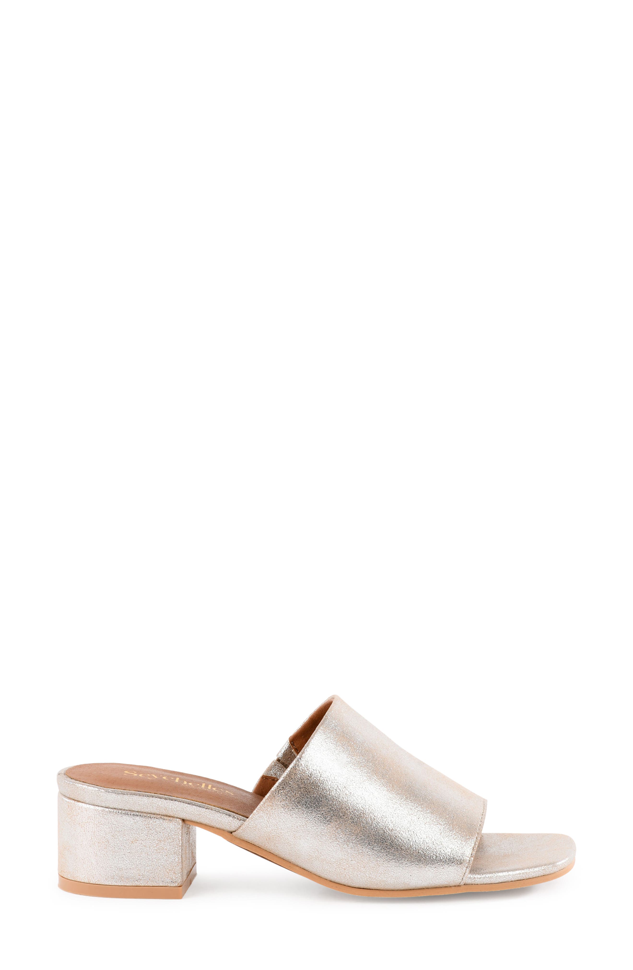 Pepper Slide Sandal, Alternate, color, LIGHT GOLD