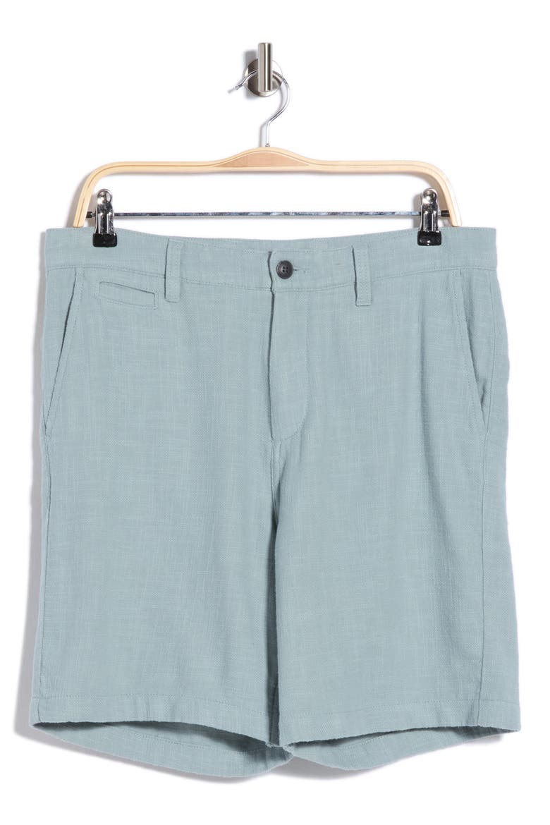 Johnny Cotton Shorts, Alternate, color, LIGHT BLUE HEATHER