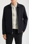 Vince Cotton Blend Zip Jacket