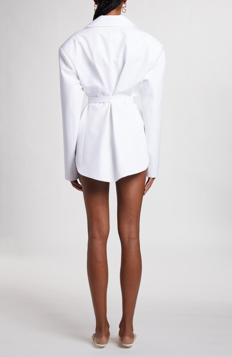 Valentino Garavani Belted Cotton Wrap Jacket, Alternate, color, 