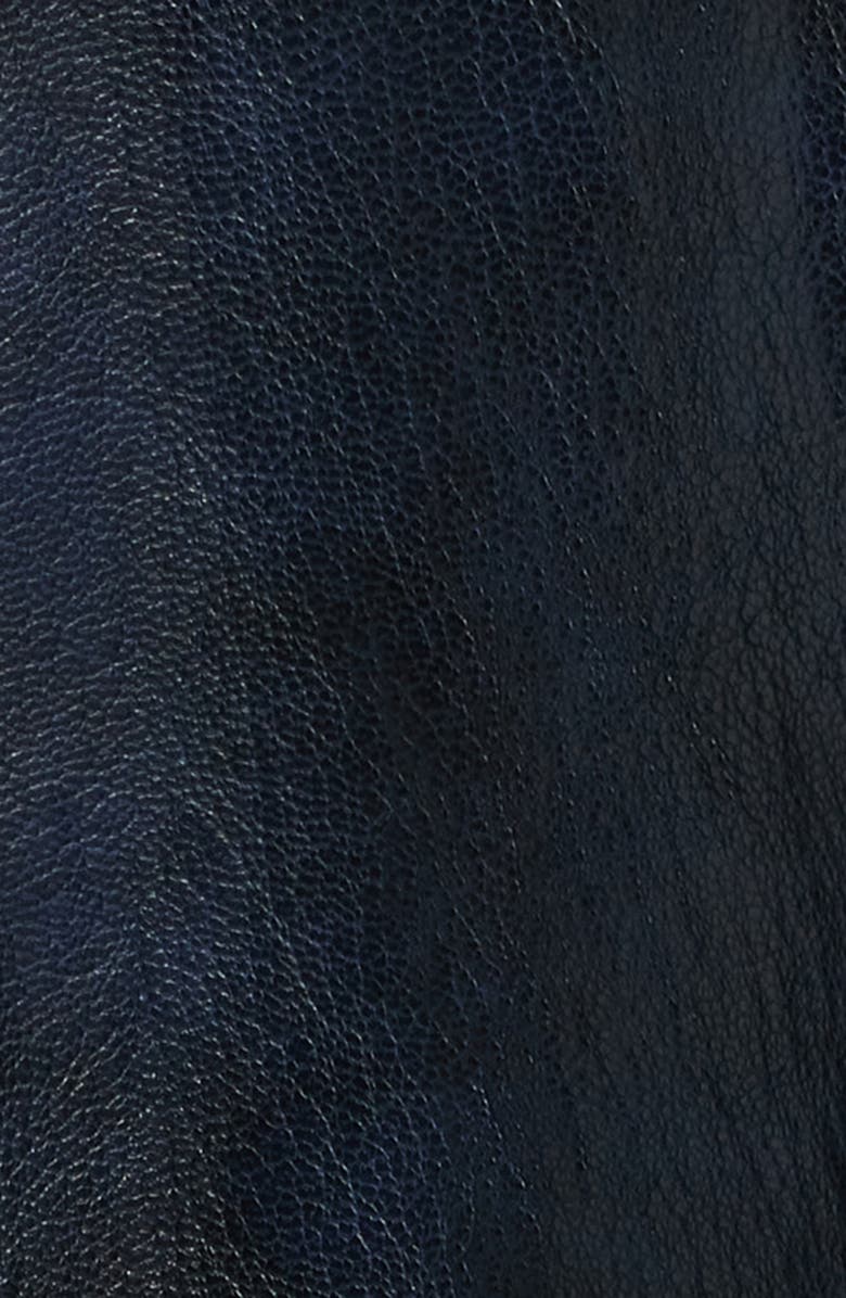 KOBI HALPERIN Rhea Faux Leather Midi Skirt, Alternate, color, Navy