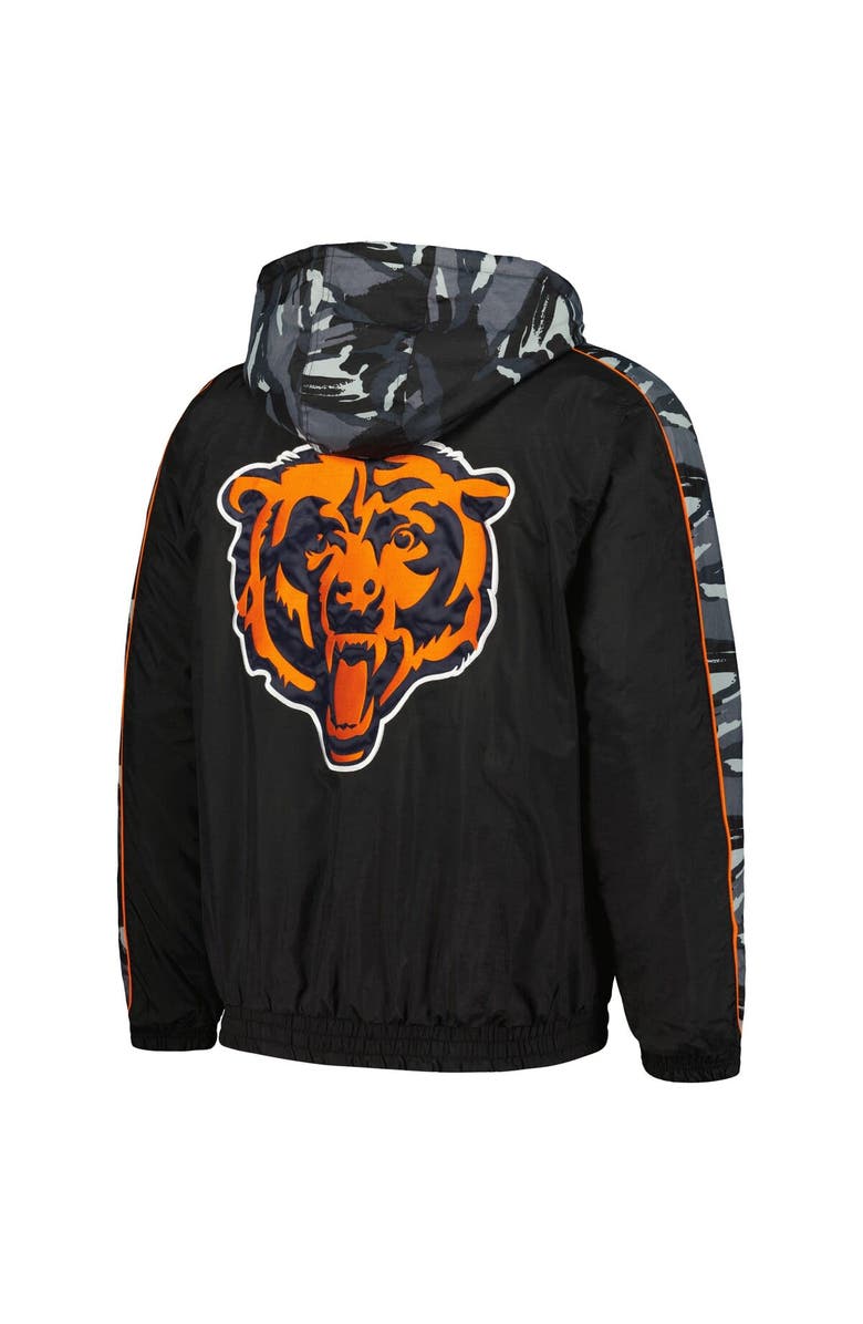 STARTER Men's Starter Black Chicago Bears Thursday Night Gridiron Full-Zip Hoodie, Alternate, color, Black