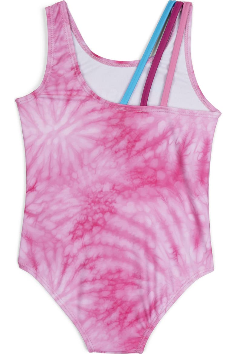 Sparkle Smash One Piece Bathing Suit UPF 50+, Alternate, color, Pink Sparkle Smash