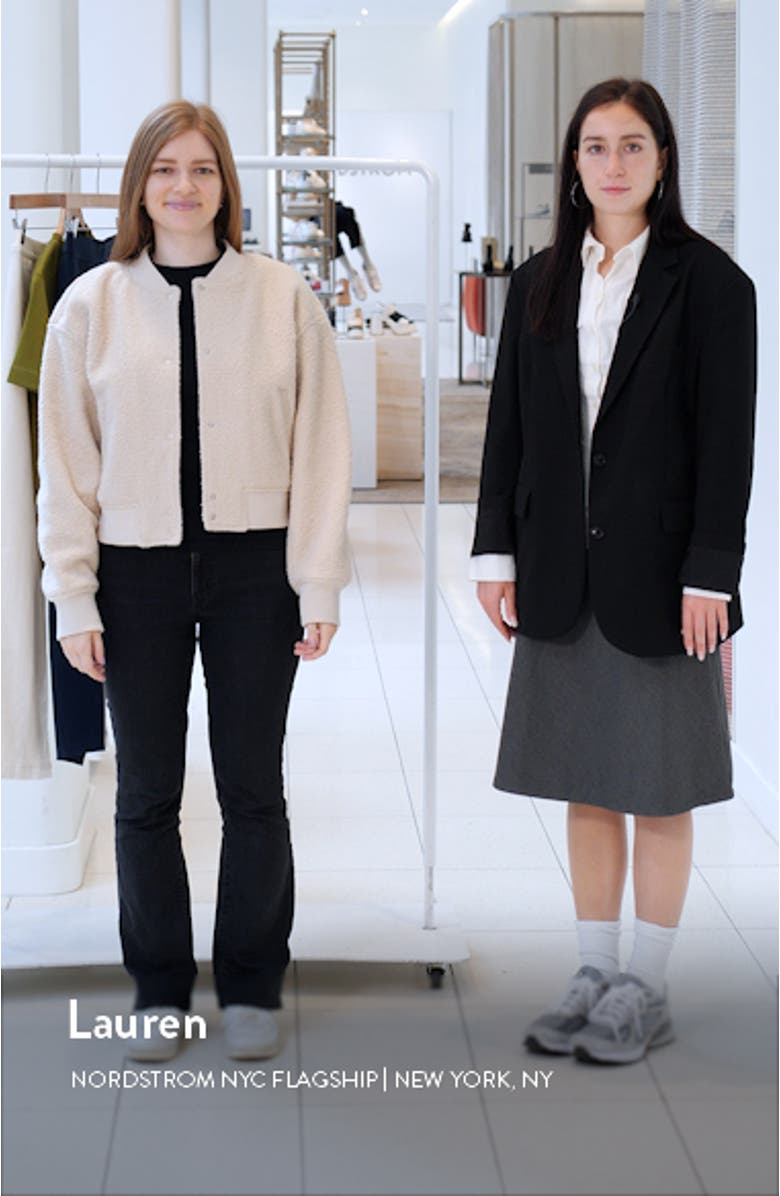 Faux Shearling Bomber Jacket, sales video thumbnail