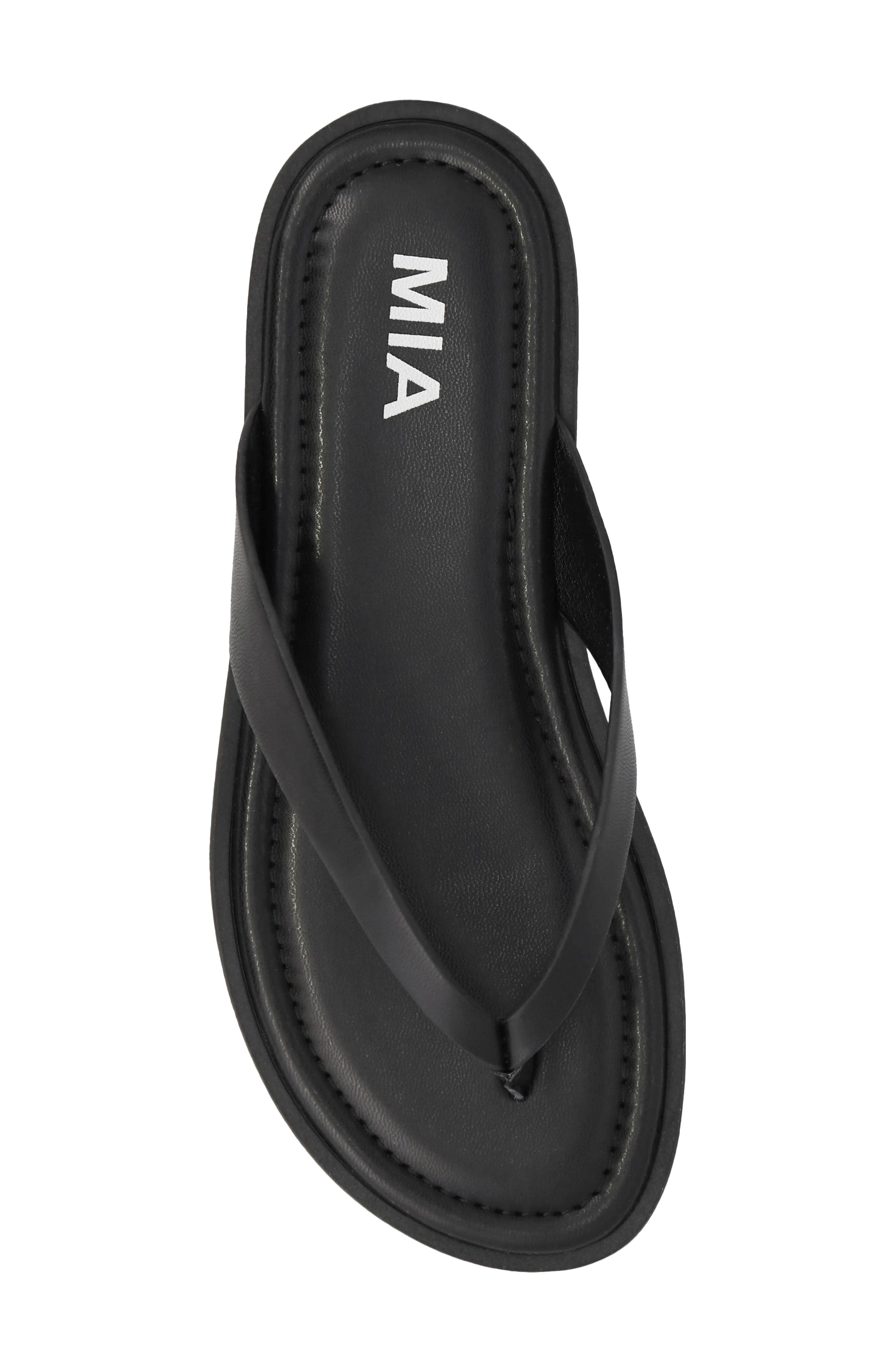 MIA Sydni Flip Flop, Alternate, color, Black